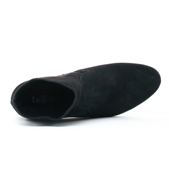 boots noir mode femme automne hiver - Photo Produit 4