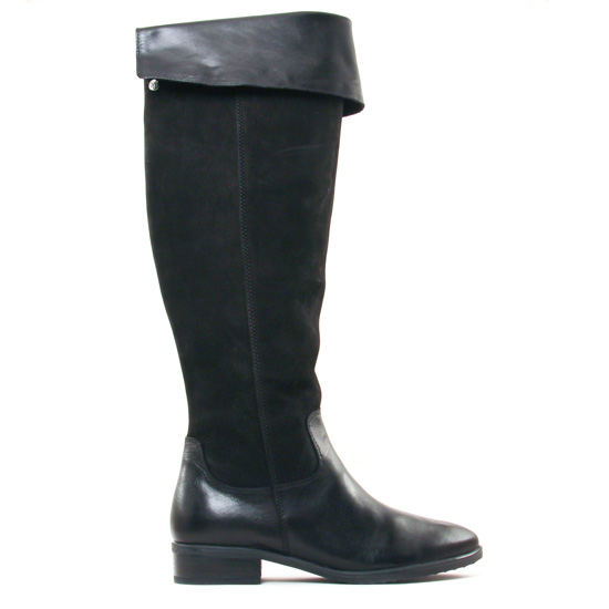 bottes cuissardes noir mode femme automne hiver - Photo Produit 2