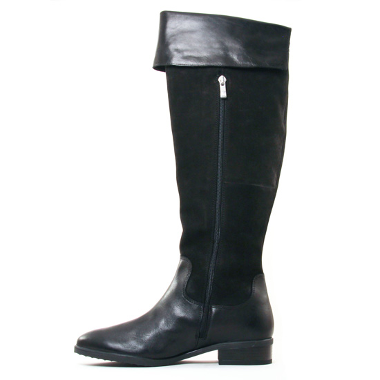 bottes cuissardes noir mode femme automne hiver - Photo Produit 3