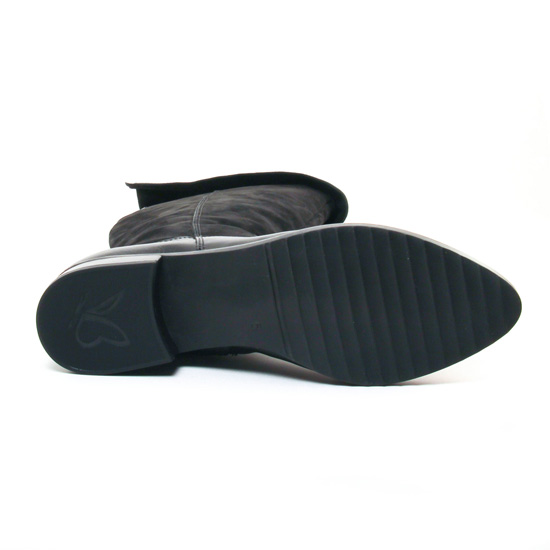 bottes cuissardes noir mode femme automne hiver - Photo Produit 5