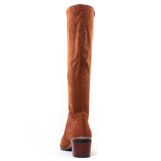 bottes stretch marron mode femme automne hiver - Photo Produit 7