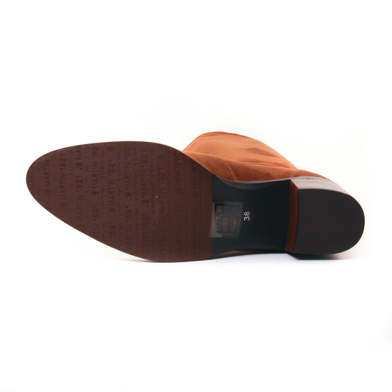 bottes stretch marron mode femme automne hiver - Photo Produit 5