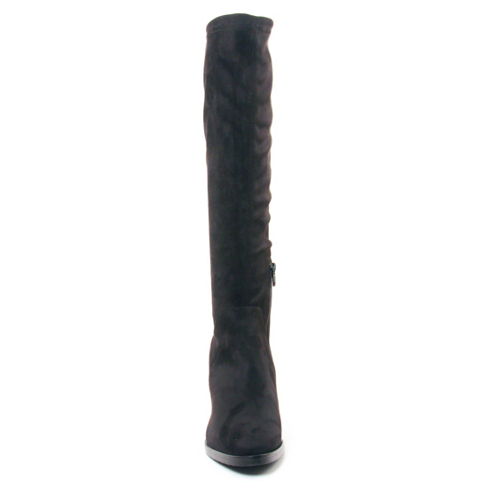 bottes stretch noir mode femme automne hiver - Photo Produit 6