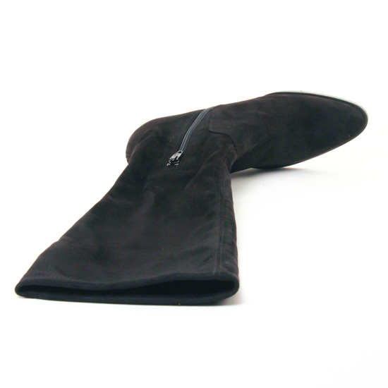 bottes stretch noir mode femme automne hiver - Photo Produit 4