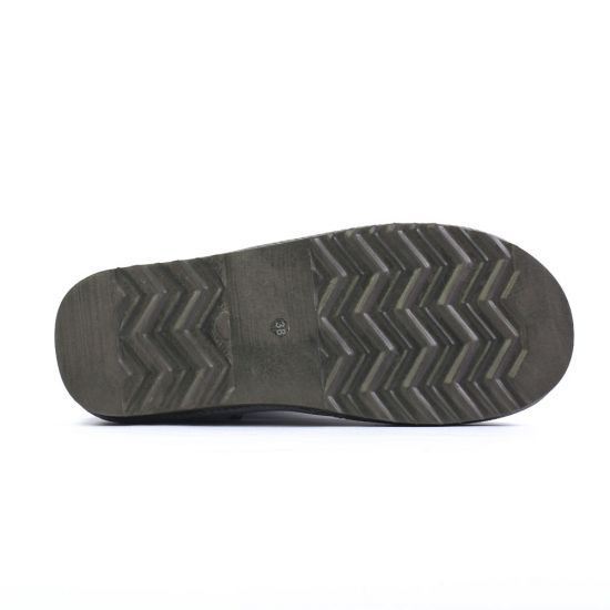low boots fourrées gris mode femme automne hiver - Photo Produit 5