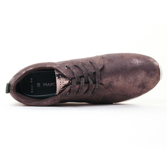 tennis argent doré mode femme automne hiver - Photo Produit 4
