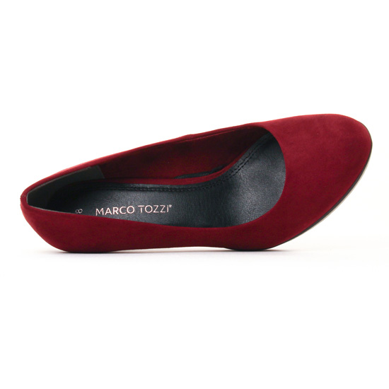 escarpins bordeaux mode femme automne hiver - Photo Produit 4