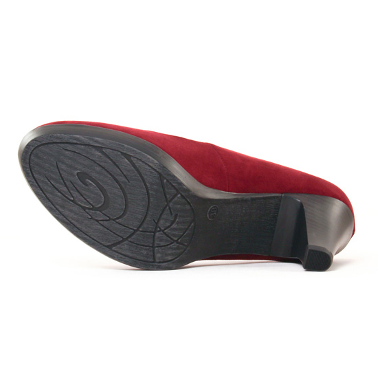 escarpins bordeaux mode femme automne hiver - Photo Produit 5