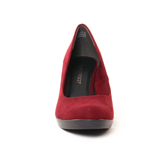 escarpins bordeaux mode femme automne hiver - Photo Produit 6