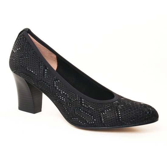 Escarpins Perlato 10365 Bandy Noir, vue principale de la chaussure femme