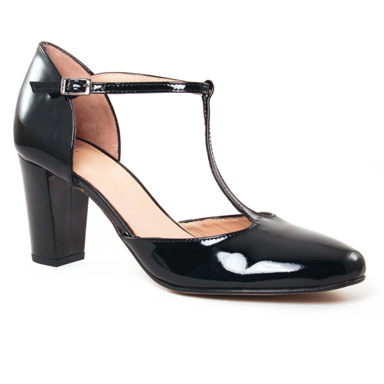Escarpins Perlato 10324 Vernis Noir, vue principale de la chaussure femme