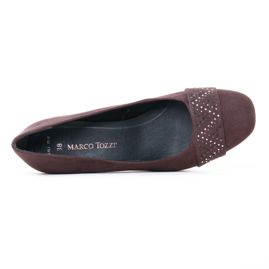escarpins trotteur gris mauve mode femme automne hiver - Photo Produit 4