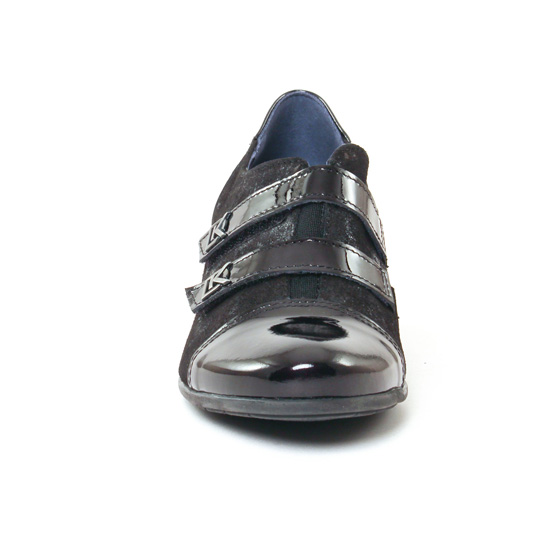 mocassins trotteurs noir mode femme automne hiver - Photo Produit 6