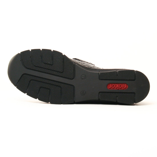 mocassins trotteurs noir vernis mode femme automne hiver - Photo Produit 5
