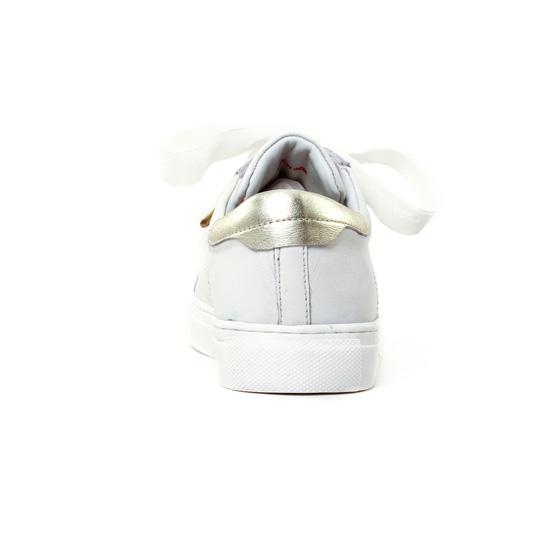 tennis blanc mode femme automne hiver - Photo Produit 7