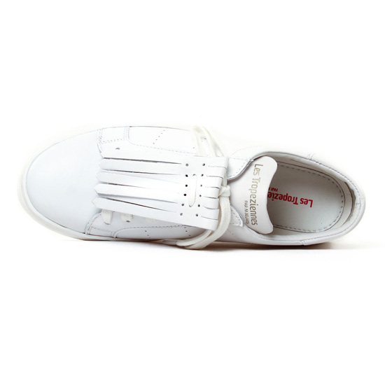 tennis blanc mode femme automne hiver - Photo Produit 4