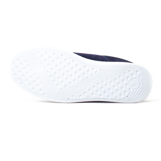 tennis bleu argent mode femme automne hiver - Photo Produit 5