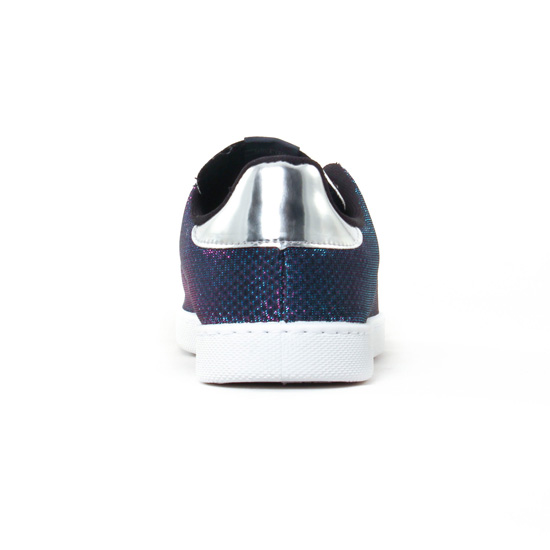 tennis bleu argent mode femme automne hiver - Photo Produit 7