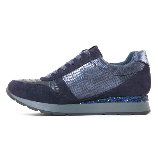 tennis bleu marine mode femme automne hiver - Photo Produit 3