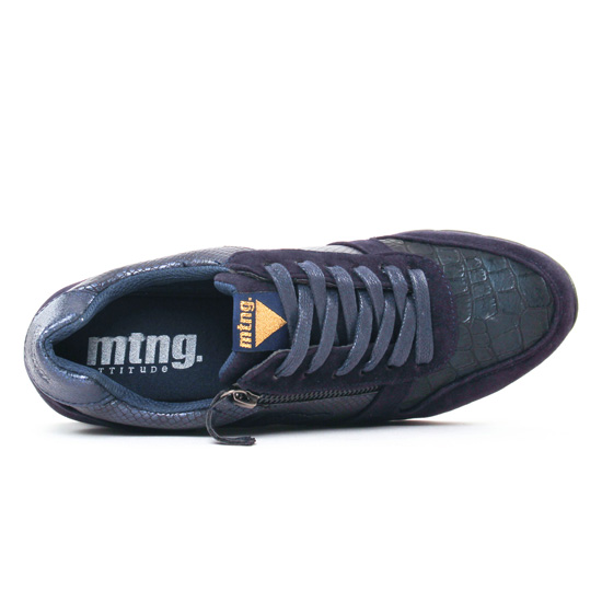 tennis bleu marine mode femme automne hiver - Photo Produit 4
