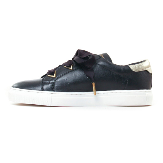 tennis noir or mode femme automne hiver - Photo Produit 3