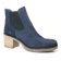 boots élastiquées bleu marine mode femme automne hiver vue 1