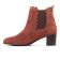 boots élastiquées marron mode femme automne hiver vue 3