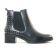 boots élastiquées noir clouté mode femme automne hiver vue 2