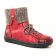 boots fourrées rouge mode femme automne hiver vue 1