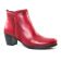 boots rouge mode femme automne hiver vue 1
