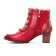 boots rouge mode femme automne hiver vue 3
