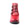 boots rouge mode femme automne hiver vue 6