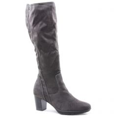 Chaussures femme hiver 2018 - bottes stretch marco tozzi gris