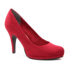 Chaussures femme hiver 2018 - escarpins tamaris rouge