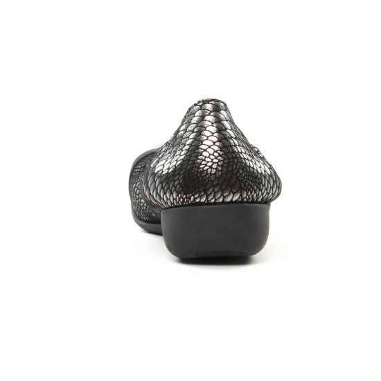 ballerines gris argent mode femme automne hiver - Photo Produit 7