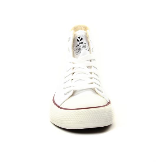 tennis toile blanc mode femme automne hiver - Photo Produit 6