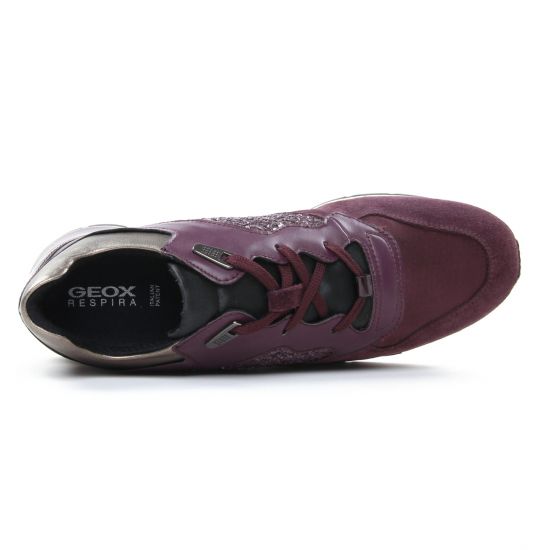 baskets mode bordeau or mode femme automne hiver - Photo Produit 4