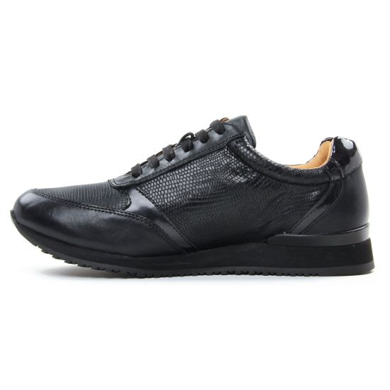 baskets mode noir mode femme automne hiver - Photo Produit 3