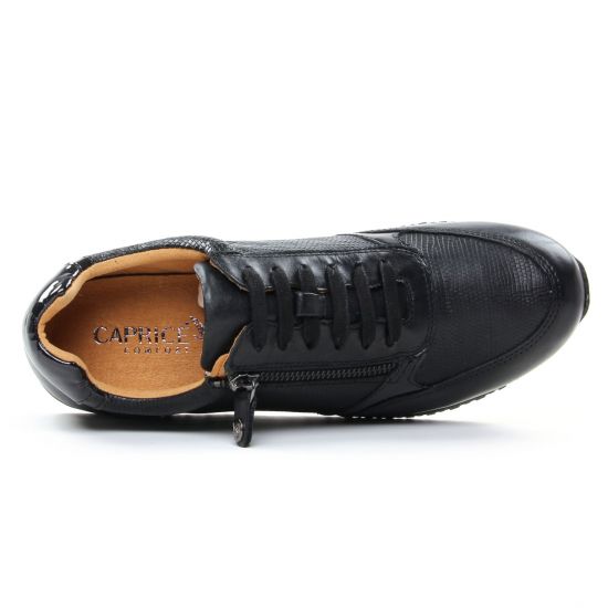 baskets mode noir mode femme automne hiver - Photo Produit 4