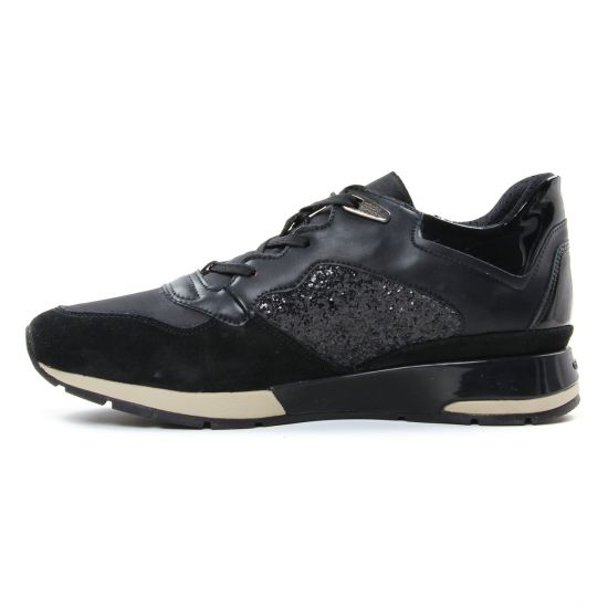 baskets mode noir mode femme automne hiver - Photo Produit 3
