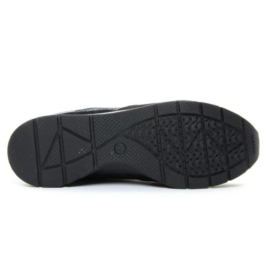 baskets mode noir mode femme automne hiver - Photo Produit 5