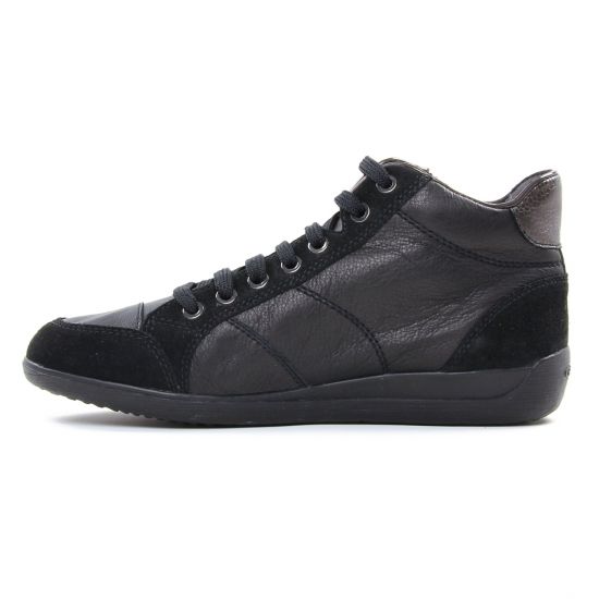 baskets mode noir mode femme automne hiver - Photo Produit 3