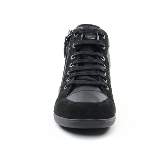baskets mode noir mode femme automne hiver - Photo Produit 6