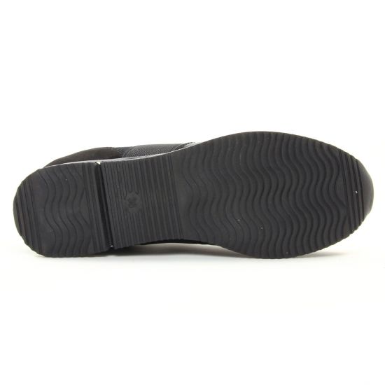 baskets mode noir mode femme automne hiver - Photo Produit 5