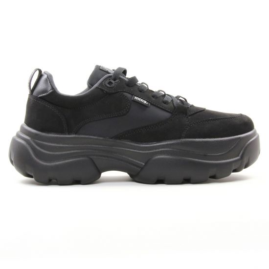 baskets mode noir mode femme automne hiver - Photo Produit 2