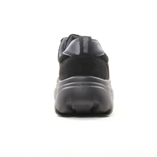 baskets mode noir mode femme automne hiver - Photo Produit 7