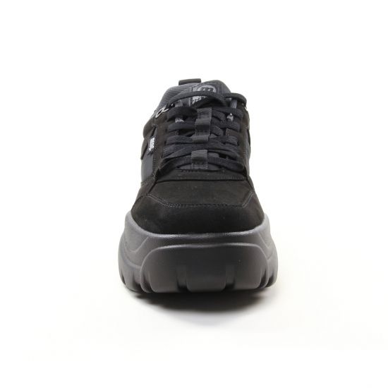baskets mode noir mode femme automne hiver - Photo Produit 6
