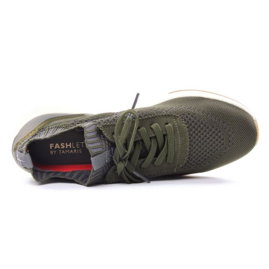 baskets mode vert mode femme automne hiver - Photo Produit 4