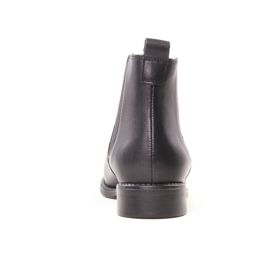 boots élastiquées noir mode femme automne hiver - Photo Produit 7