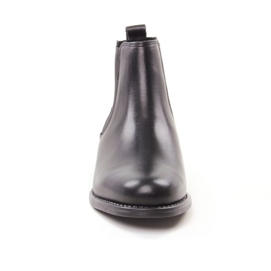 boots élastiquées noir mode femme automne hiver - Photo Produit 6